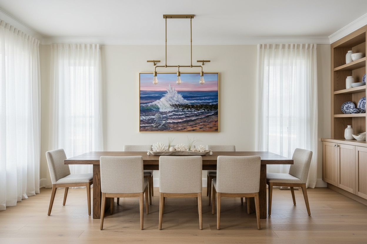 Echoes of Summer 18x24 in Dining Room
