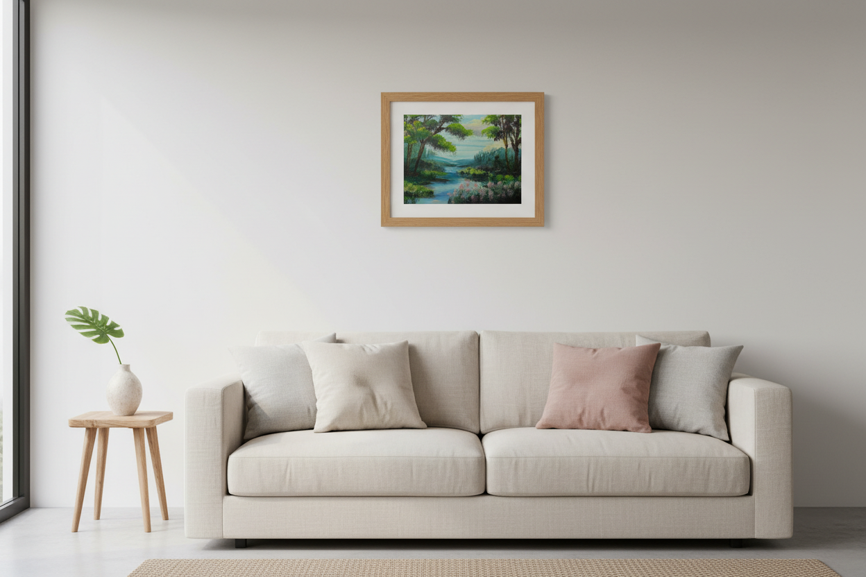 Summer Fantasy in living room setting