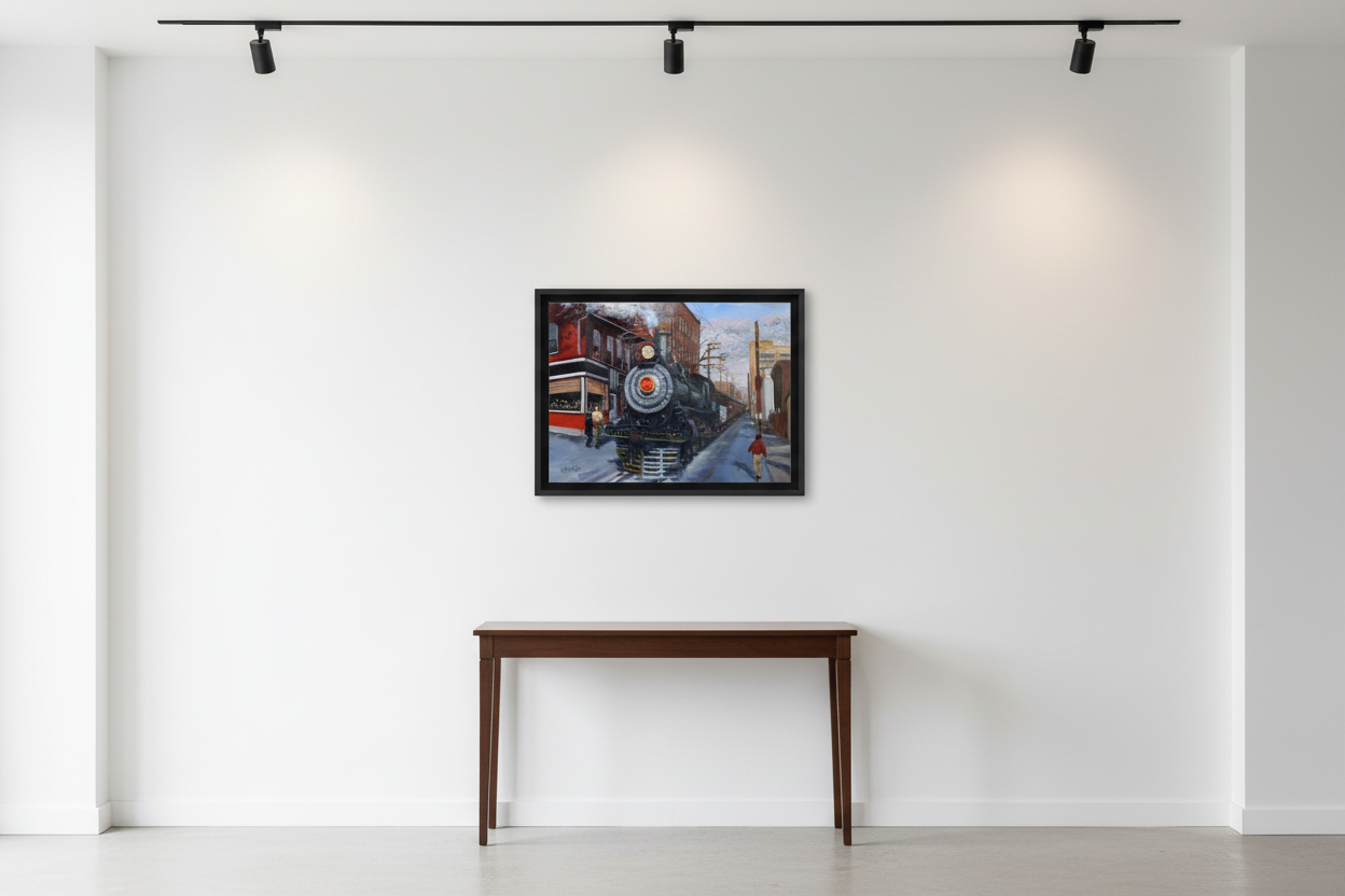The Arrival — Black Frame Minimal