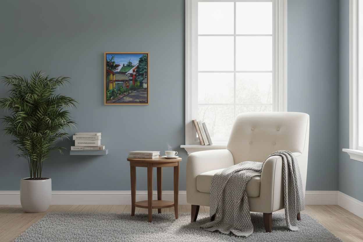 Wall Display in Reading Nook