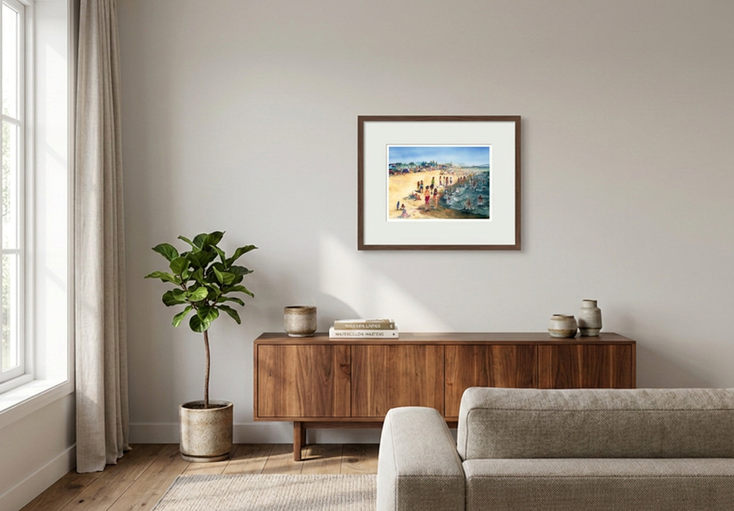At the Water's Edge - Original Watercolor Painting
