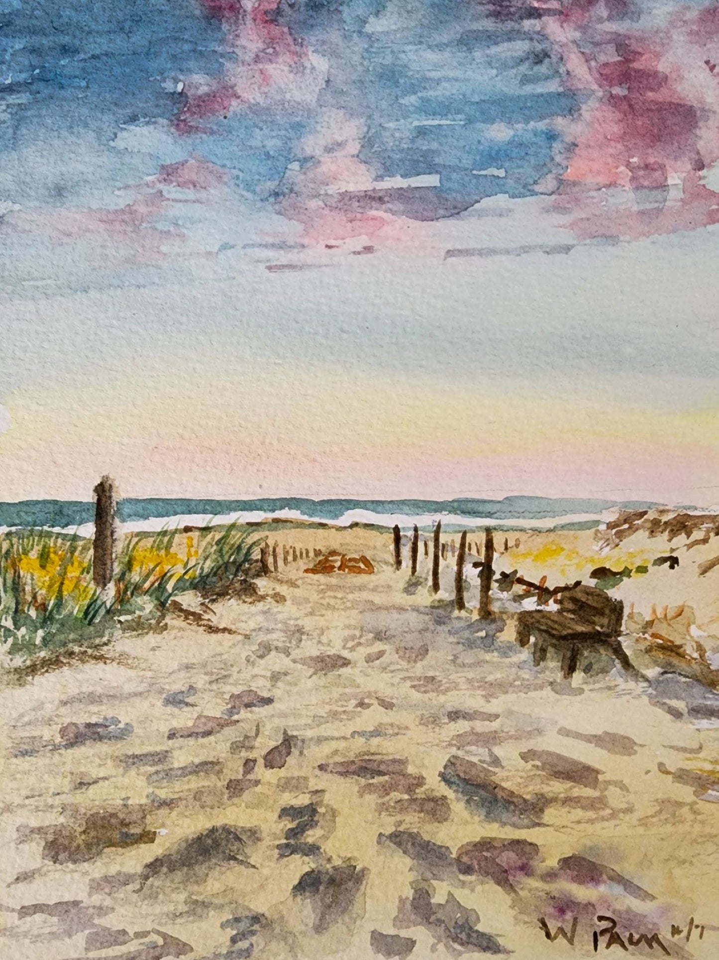 Jersey Escape, LBI - Original Watercolor Painting