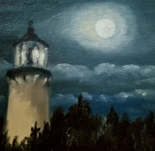 Moonlit Night - Original Oil Painting