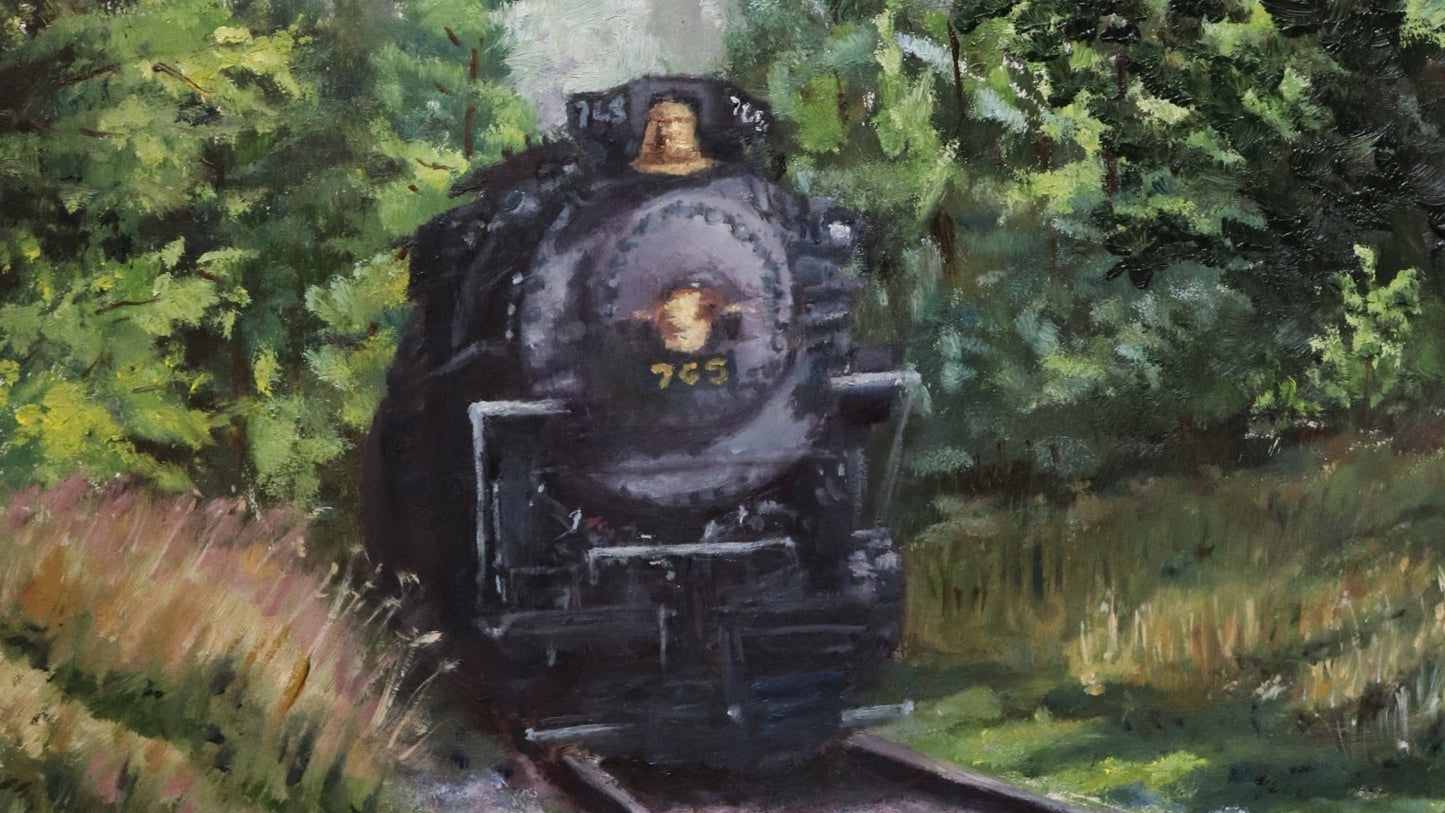 Nickel Plate Legacy — Original Oil Painting, 12×16