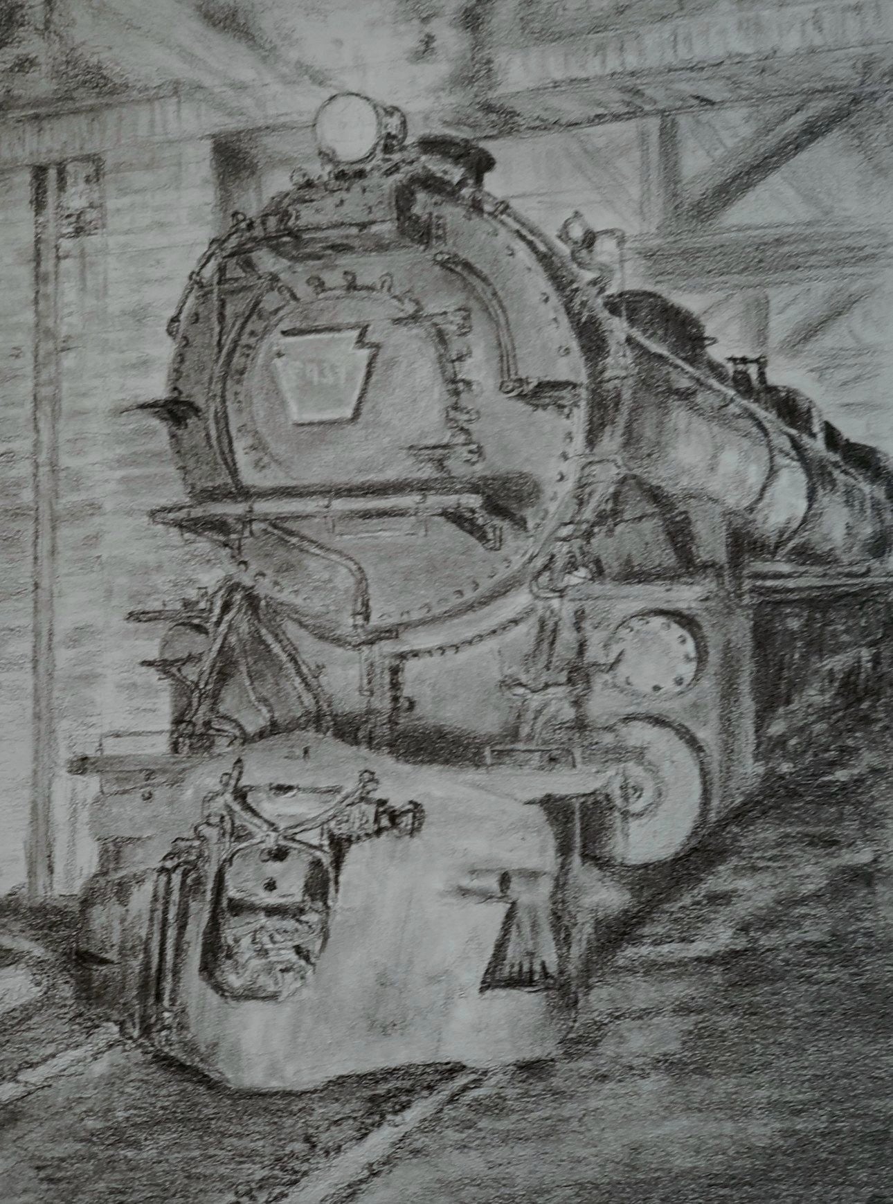 Pennsy Pulse - Original Graphite Drawing