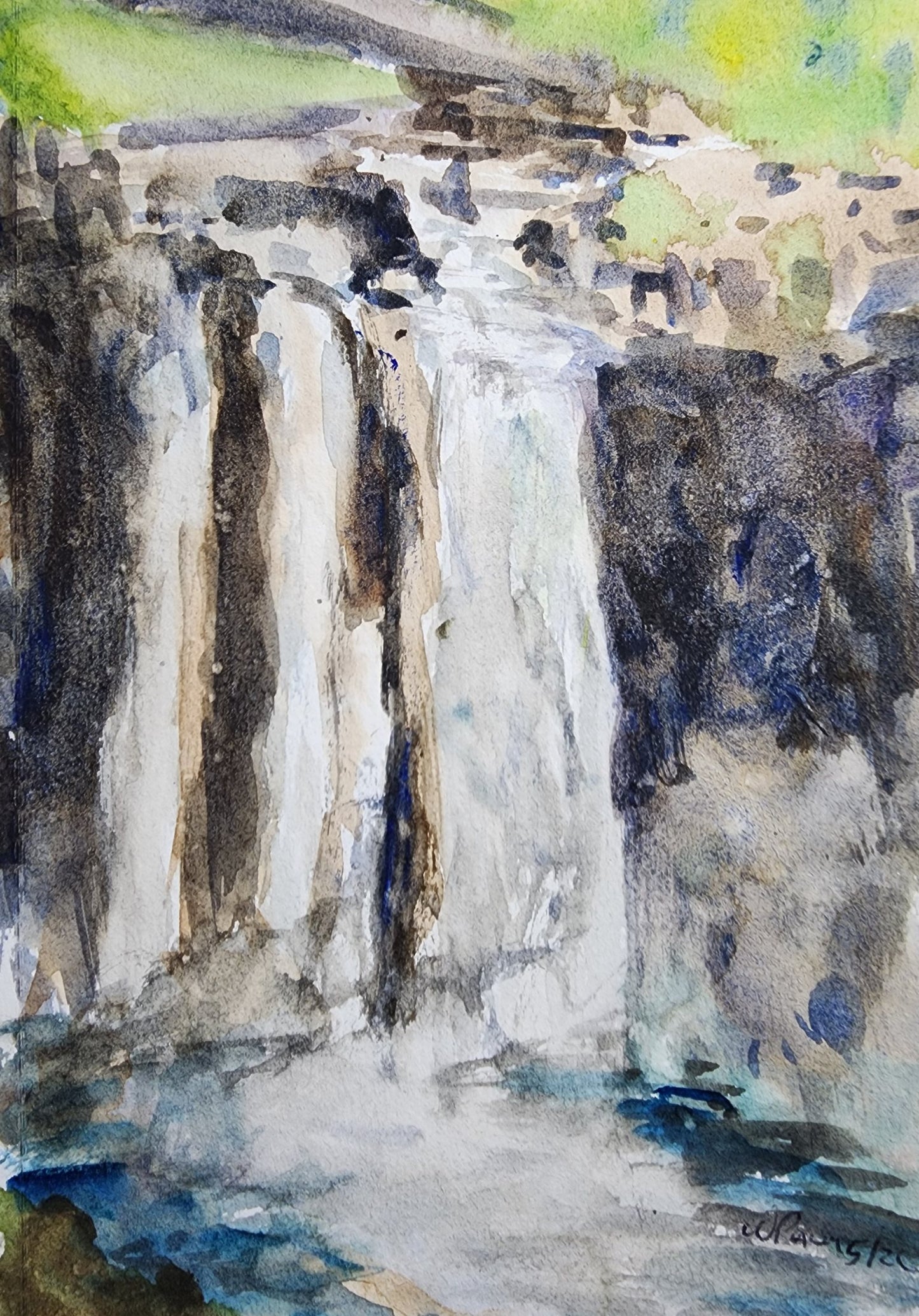 Study for Hidden Falls