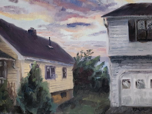 Sunset in Town