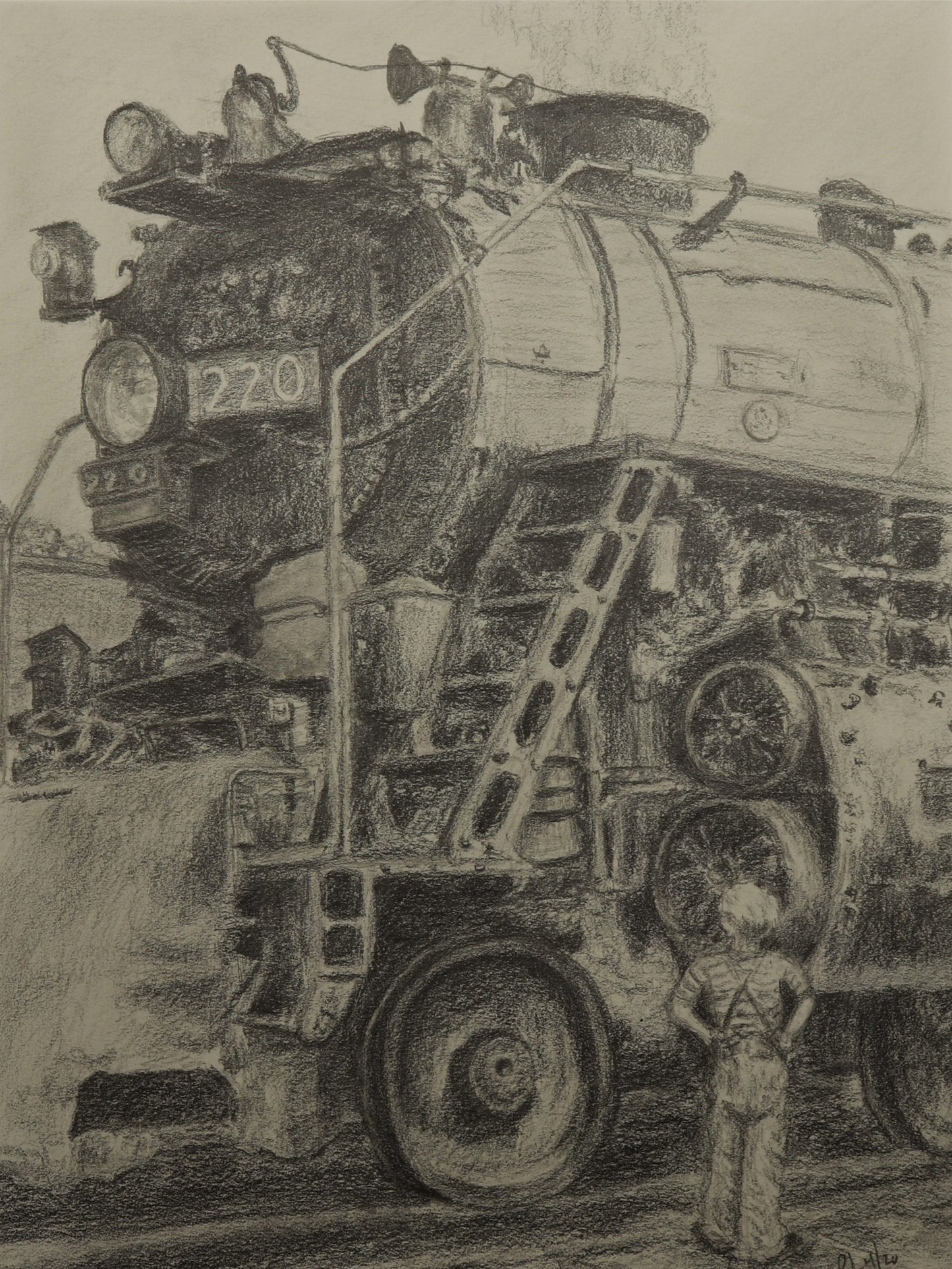 The Young Conductor — Archival Exhibition Print License (Digital Download)