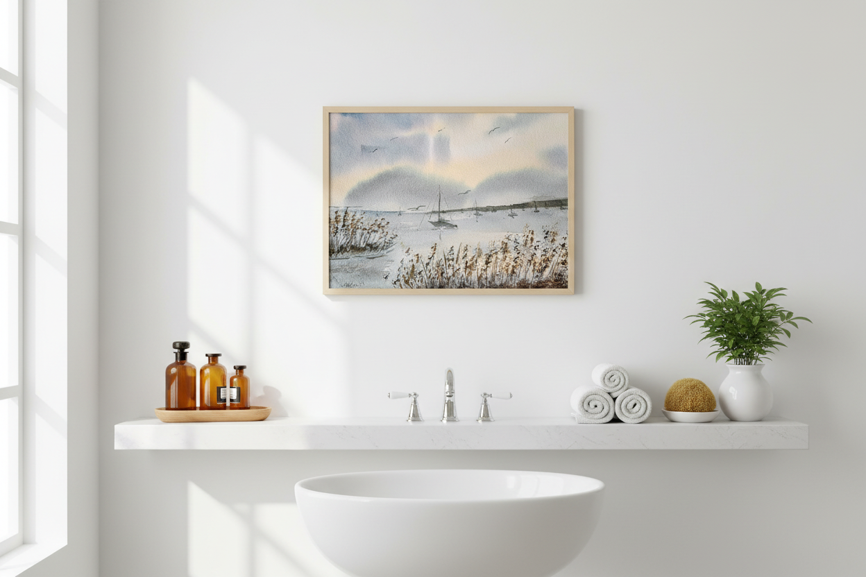 Bathroom with After the Rain