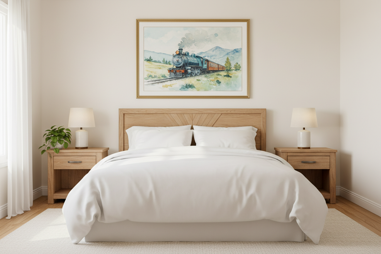 Bedroom mockup