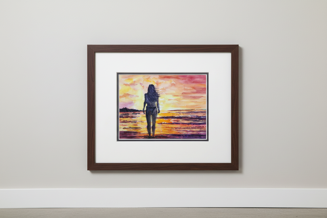 Caught in the Sunset - Framed Close Up