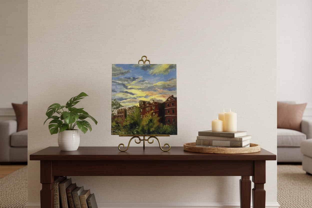 Console Table Easel Display