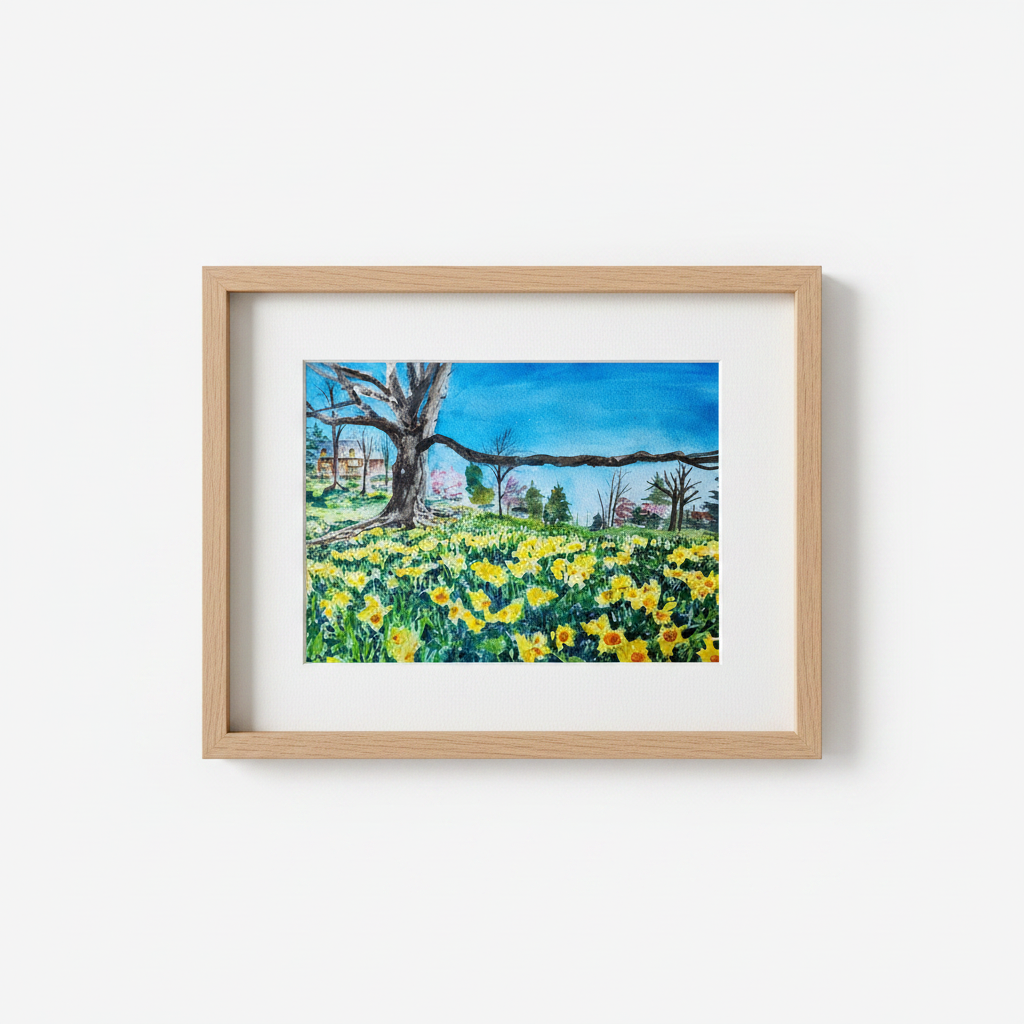 Daffodil Festival — Framed Piece Product Shot