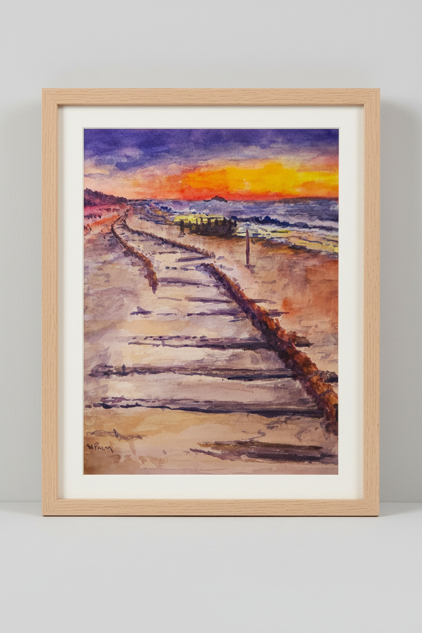 Embers at the End of the Line - Framed Close-up Portrait