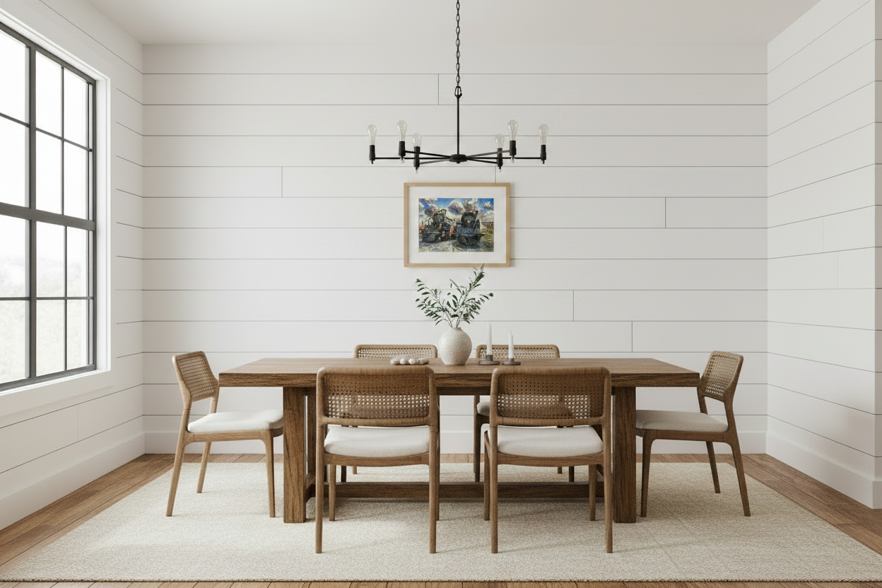 Farmhouse Dining Room Mockup