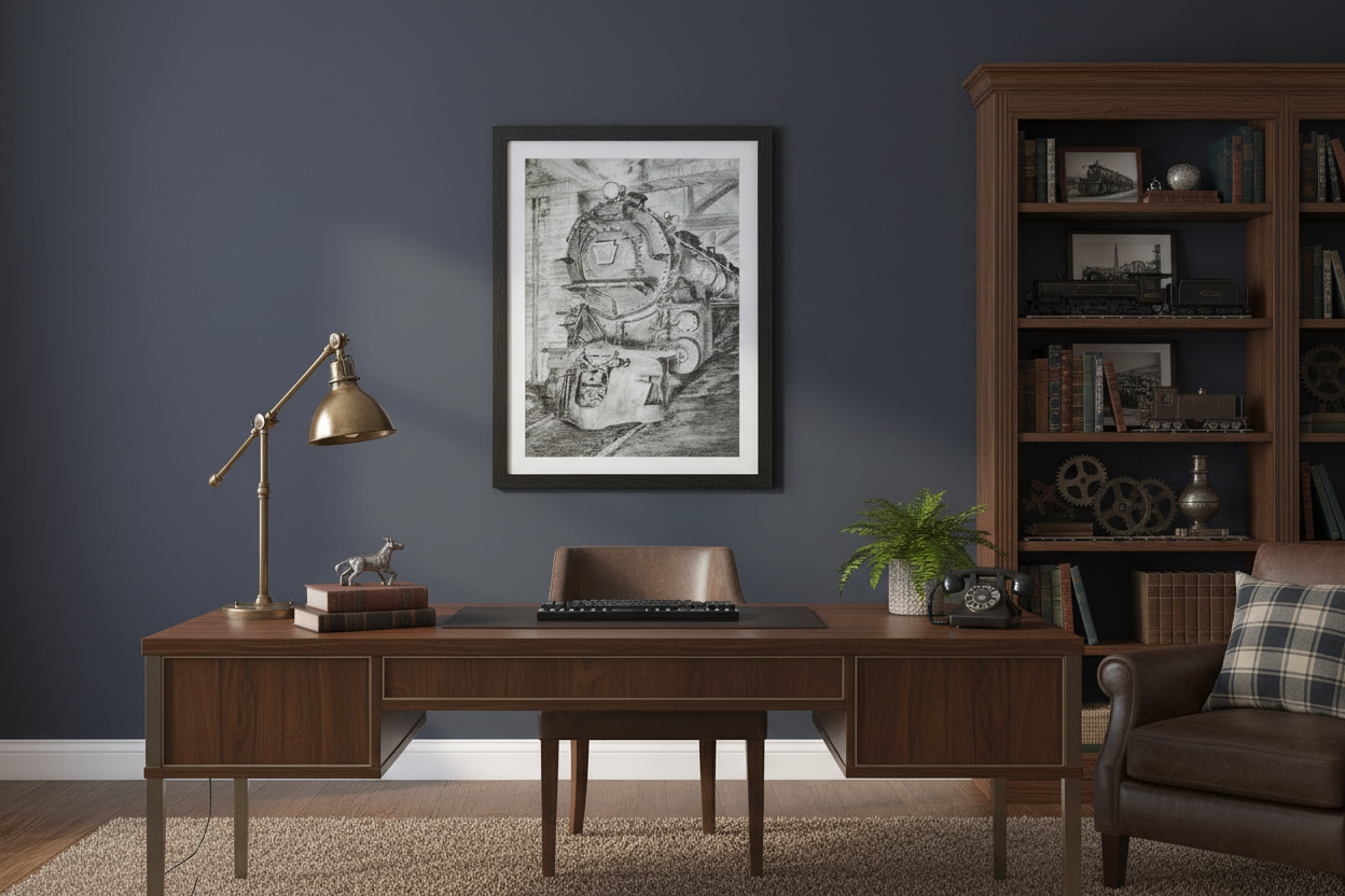 Home office mockup