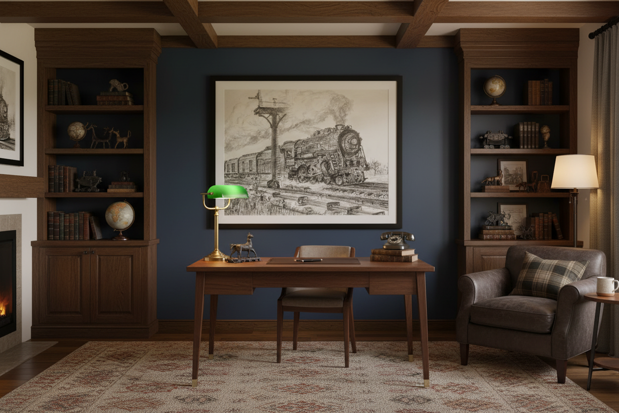 Home office mockup