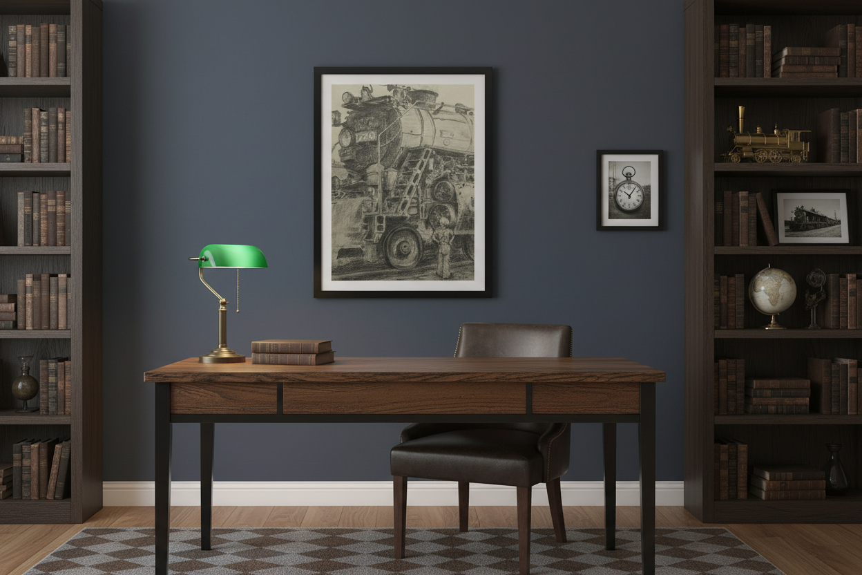 Home office mockup