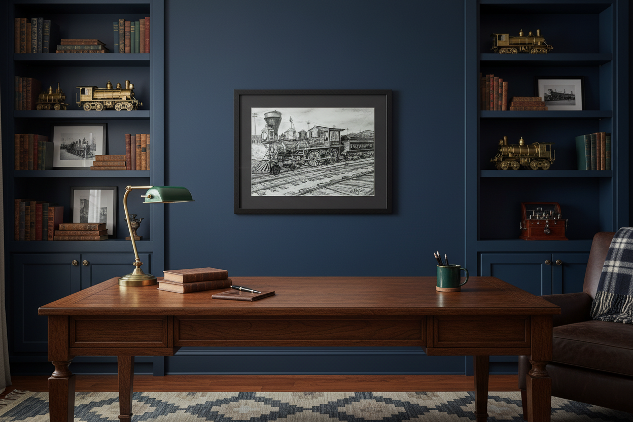 Home office mockup