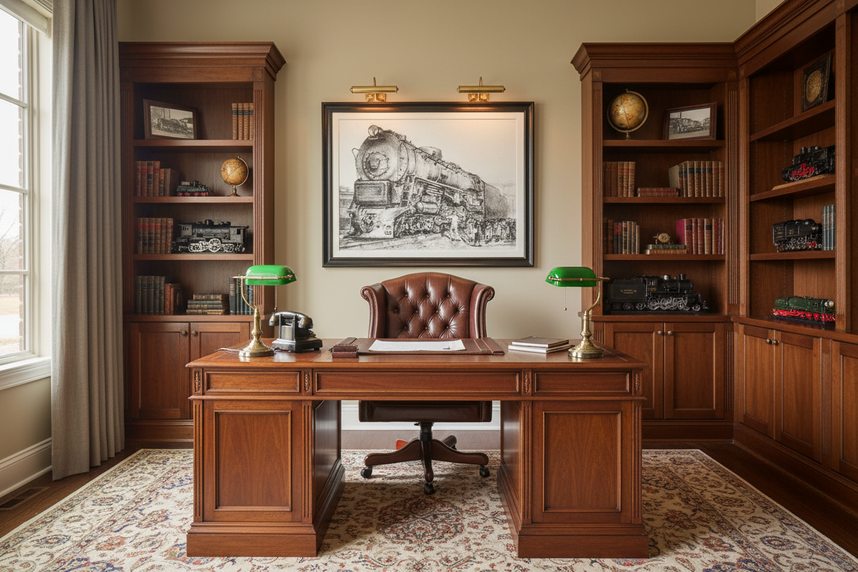 Home office with Pennsy Power