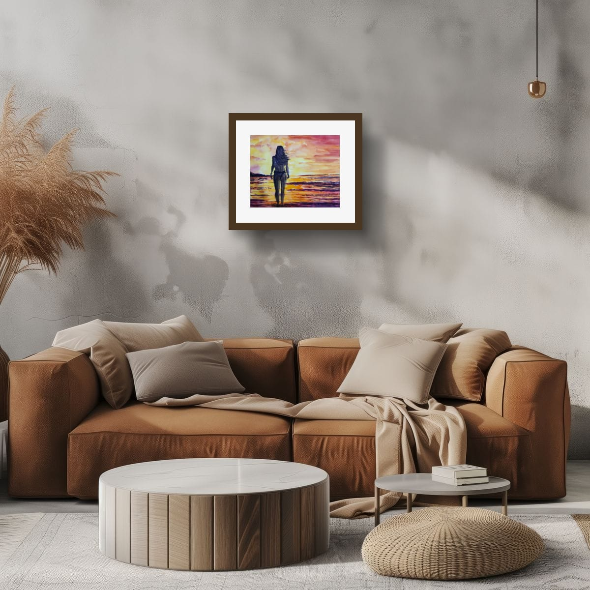 Caught in the Sunset - Original Watercolor Painting