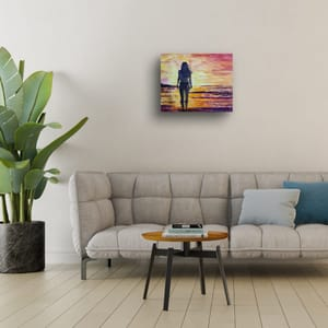 Caught in the Sunset - Original Watercolor Painting