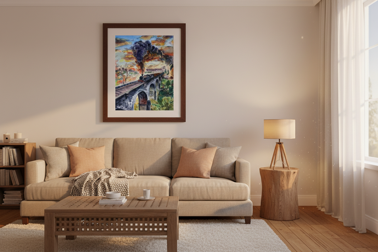 Living room mockup