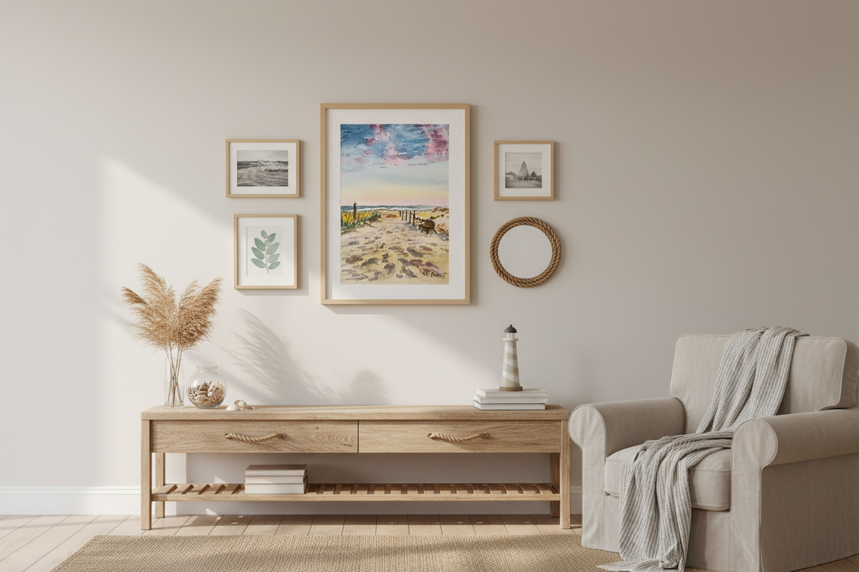 Living room with Jersey Escape, LBI