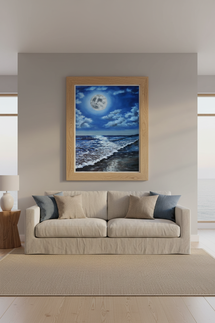Moonrise — Wood Frame Mockup