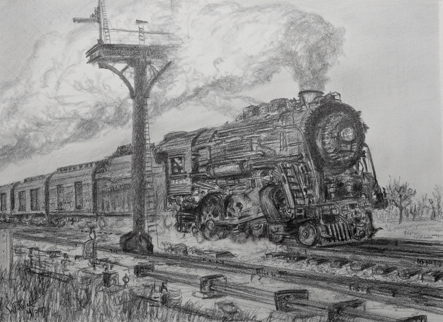 NY Central 1955 — Archival Exhibition Print License (Digital Download)