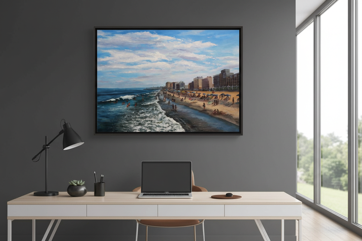 Office with Afternoon on Virginia Beach