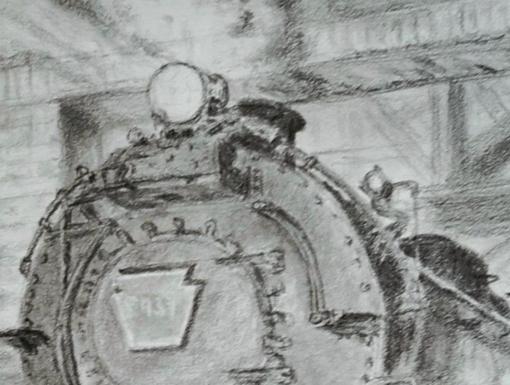 Pennsy Pulse - Original Graphite Drawing