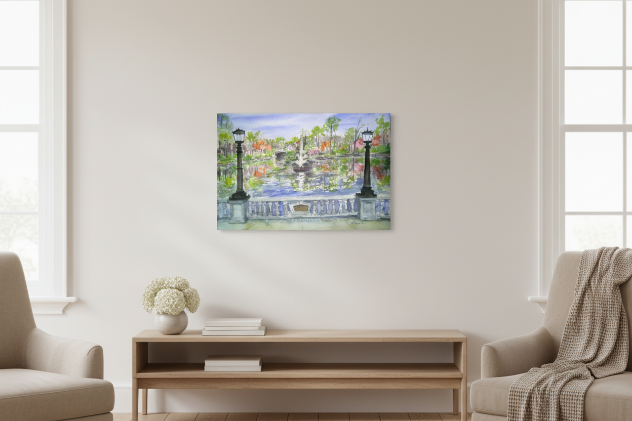 Spring Awakening, Westfield — Unframed Room Mockup