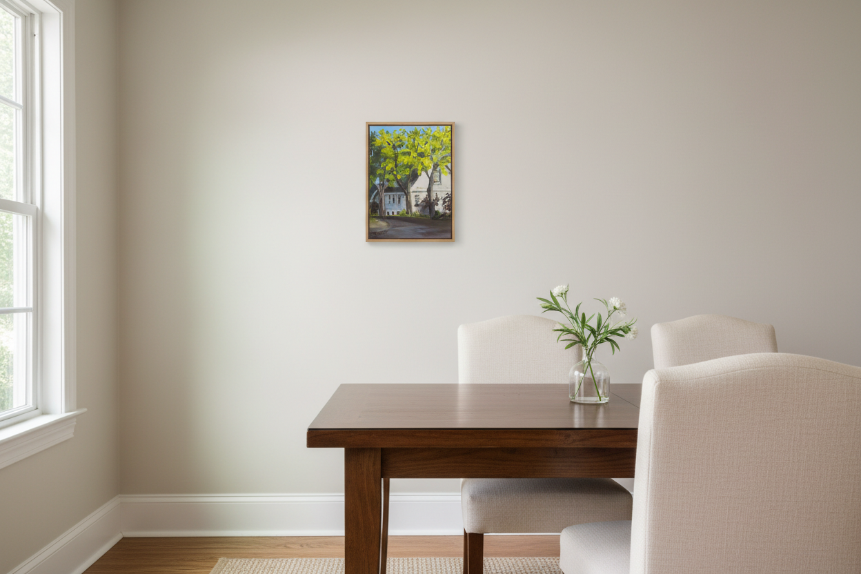 Spring House in dining room setting