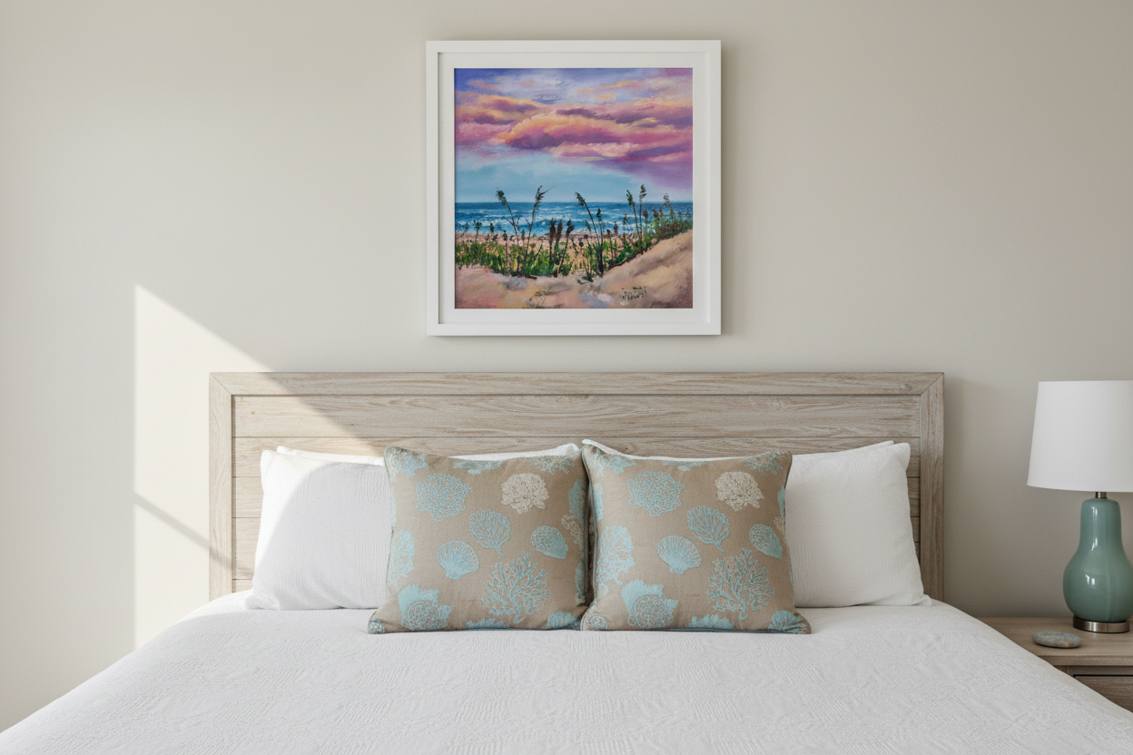 Sunset Dreams in bedroom setting