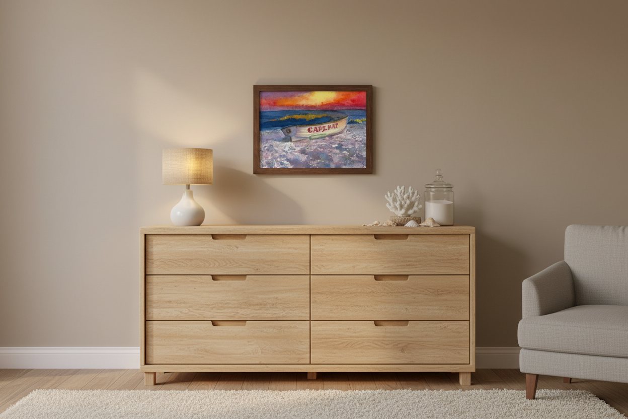 Sunset in Cape May in bedroom setting