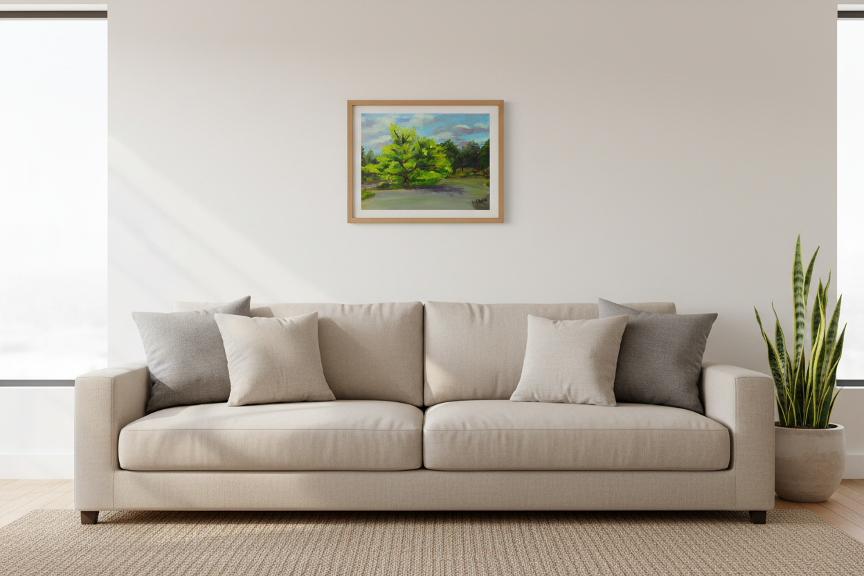 The Mighty Oak in living room setting